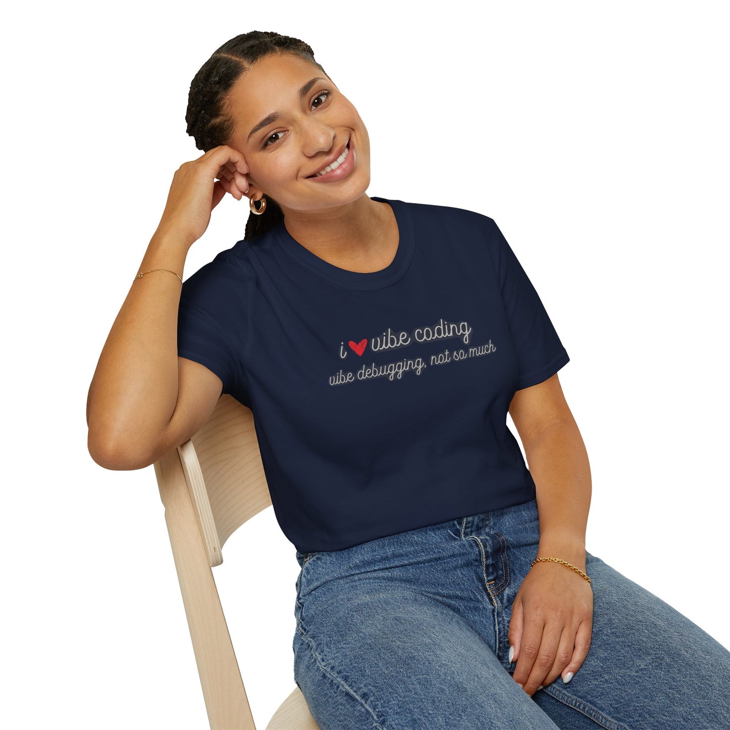 I love Vibe Coding, Debugging Not so much Vibe Coder shirt | For anyone who loves using to Vibe Code but hates debugging | Tech shirt