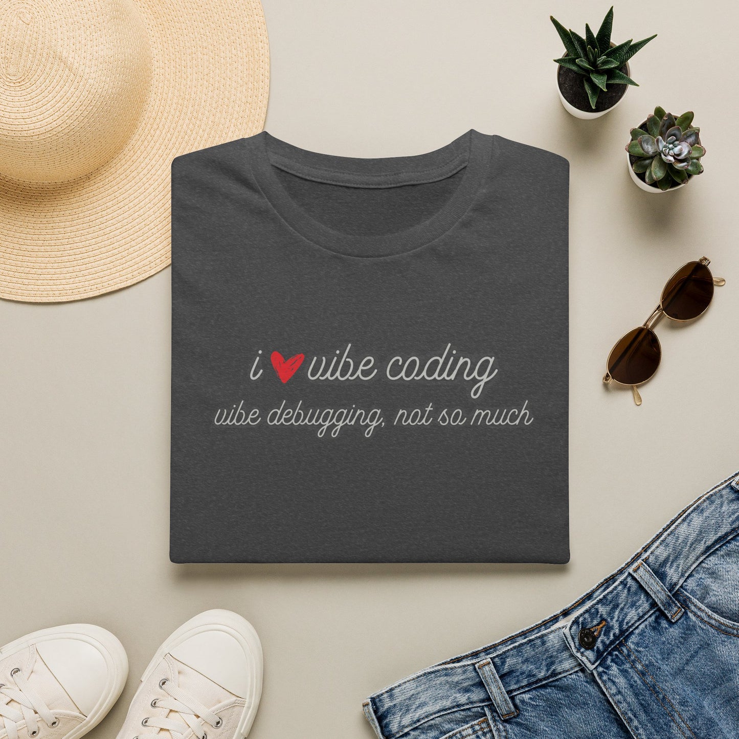 I love Vibe Coding, Debugging Not so much Vibe Coder shirt | For anyone who loves using to Vibe Code but hates debugging | Tech shirt