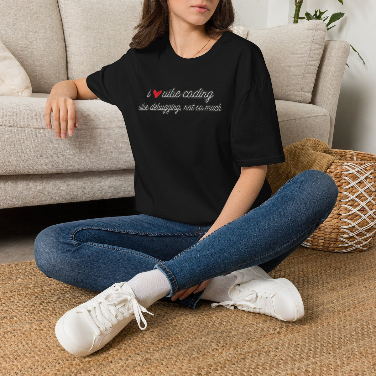 I love Vibe Coding, Debugging Not so much Vibe Coder shirt | For anyone who loves using to Vibe Code but hates debugging | Tech shirt