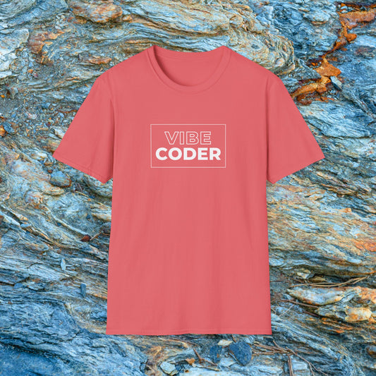 Vibe Coder T-Shirt | Casual Graphic Tee for Programmers & Tech Creatives