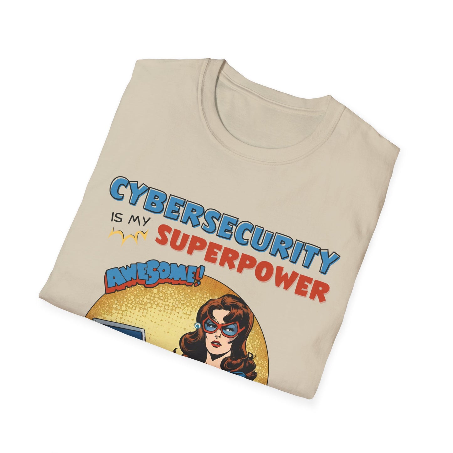 Women in stem  Cyber Security is my Superpower shirt | Cybersecurity Superhero shirt | Vintage Comic book style