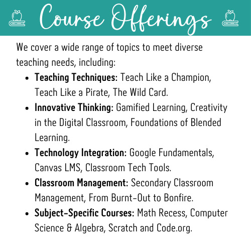 A Two Graduate Hour PD Credit 🍎 | 501 Courses offered through CSU | Instant Download