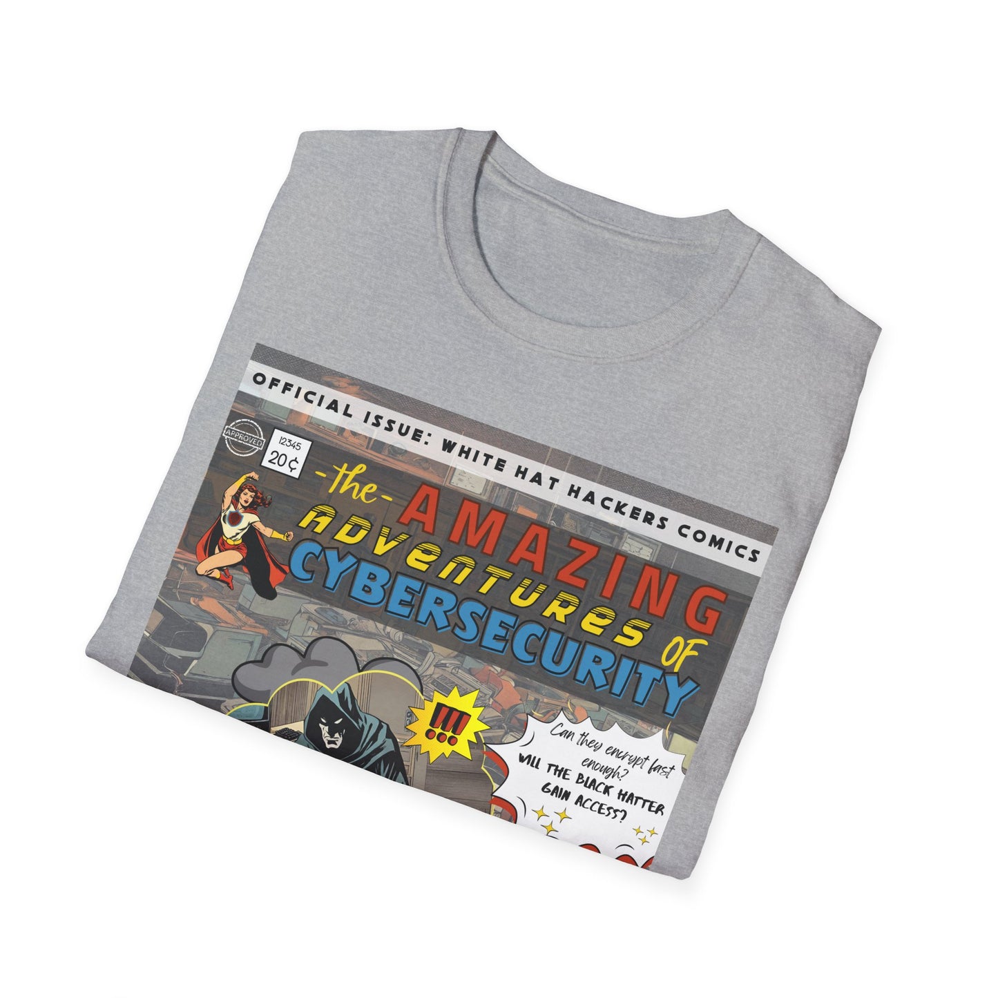 Superhero shirt Cybersecurity Vintage Comic shirt | Female Superhero | Girls in STEM shirt