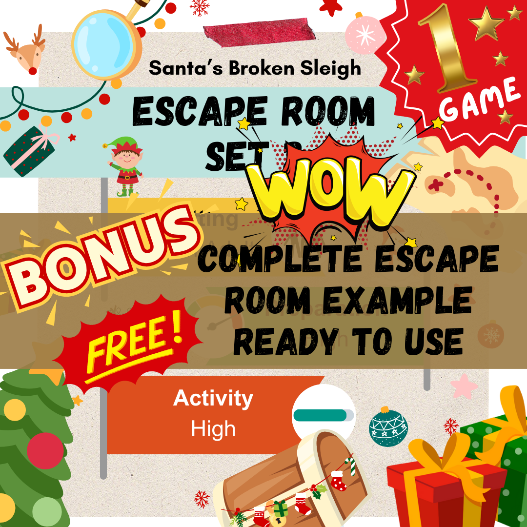 Escape Room Party Guide: Create Your Own CUSTOM Escape Room: with Themes, Characters, Games, & Puzzle Ideas |Instant Download