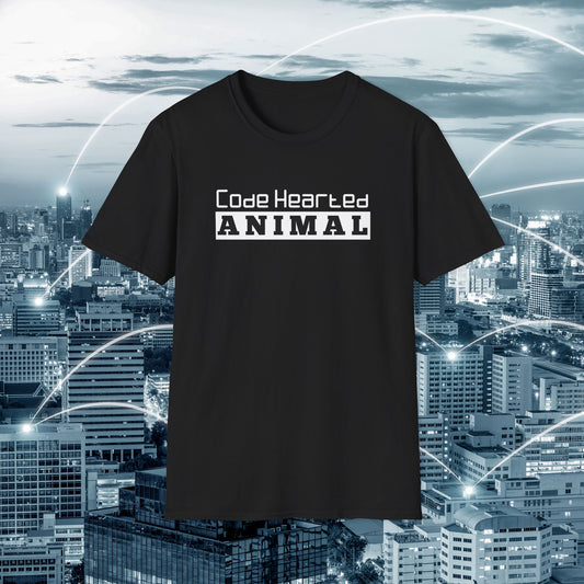 SHIRT Code hearted animal | Programmer shirt | Adult Unisex Ultrasoft Cotton