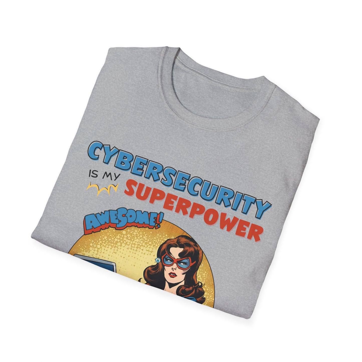 Women in stem  Cyber Security is my Superpower shirt | Cybersecurity Superhero shirt | Vintage Comic book style
