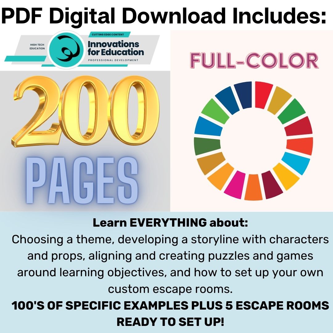 Escape Rooms for Academics Learning: Ultimate Guide to Engaging Learning Experiences & Dynamic Team Building | Instant Download