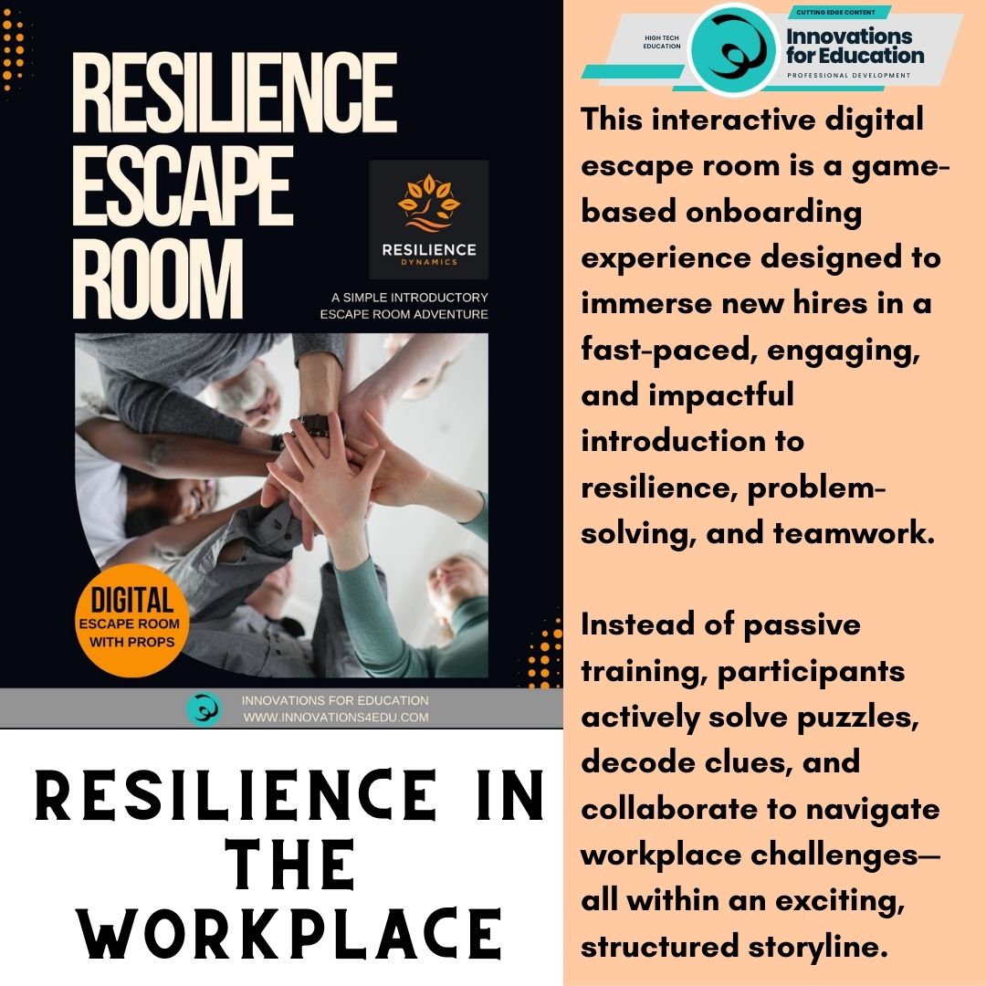 Escape Rooms for Academics Learning: Ultimate Guide to Engaging Learning Experiences & Dynamic Team Building | Instant Download
