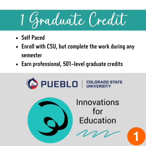 A One Graduate Hour PD Credit 🍎 | 501 Courses offered through CSU | Instant Download