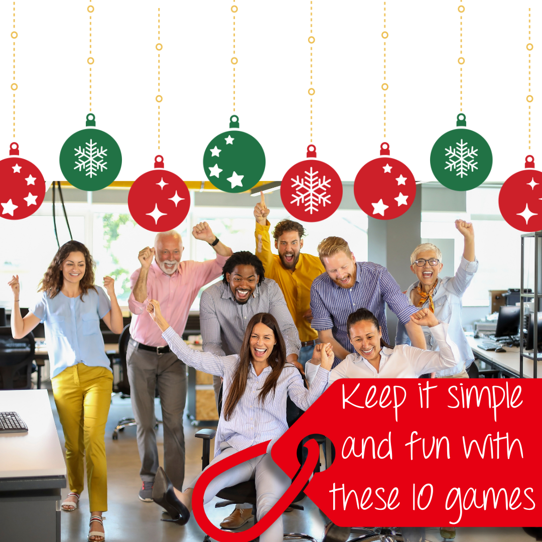 Christmas Games Set 2: Easy No Prep Christmas Party Games for Teams | Office Party| Think Fast | Charades | Family Feud | Instant Download