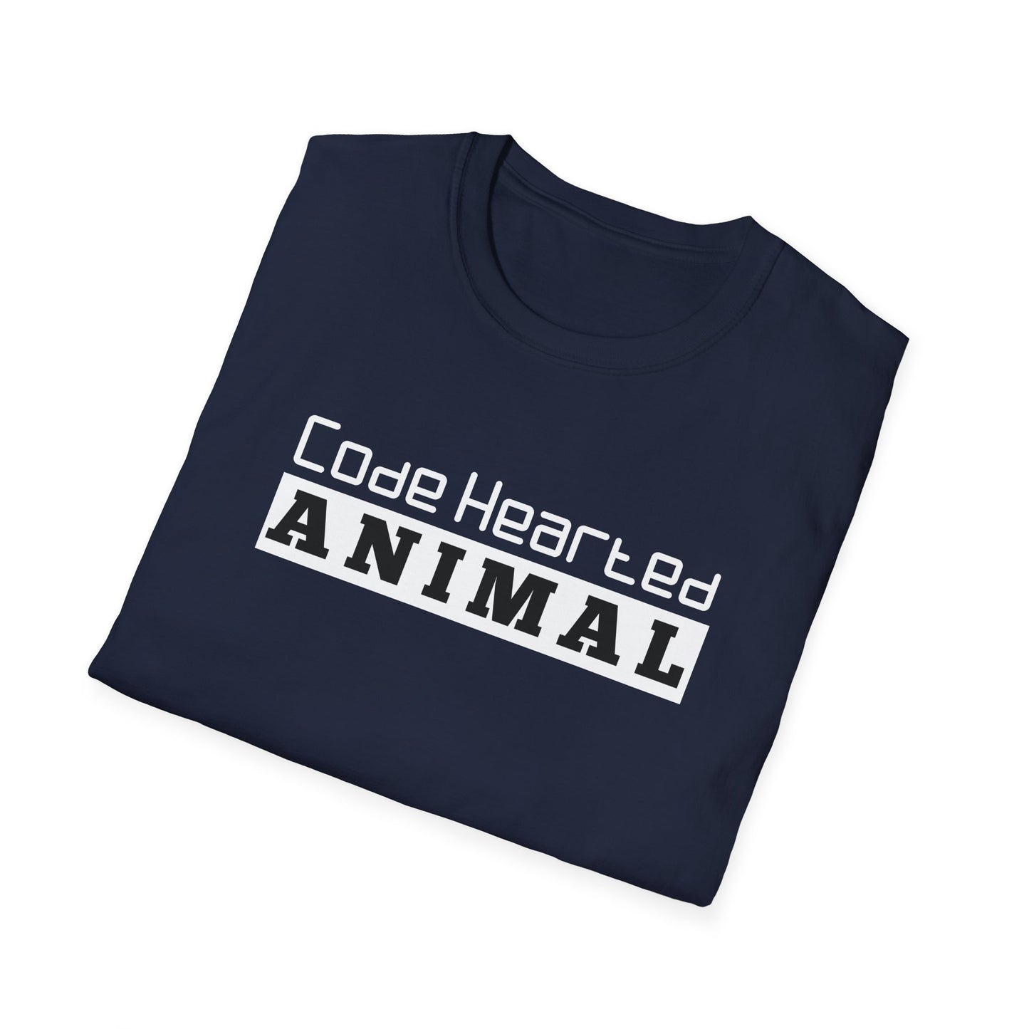 SHIRT Code hearted animal | Programmer shirt | Adult Unisex Ultrasoft Cotton
