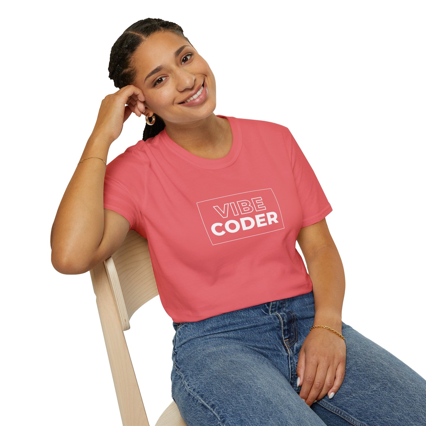 Vibe Coder T-Shirt | Casual Graphic Tee for Programmers & Tech Creatives