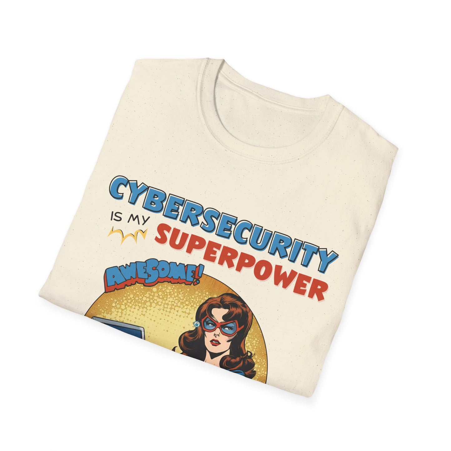 Women in stem  Cyber Security is my Superpower shirt | Cybersecurity Superhero shirt | Vintage Comic book style