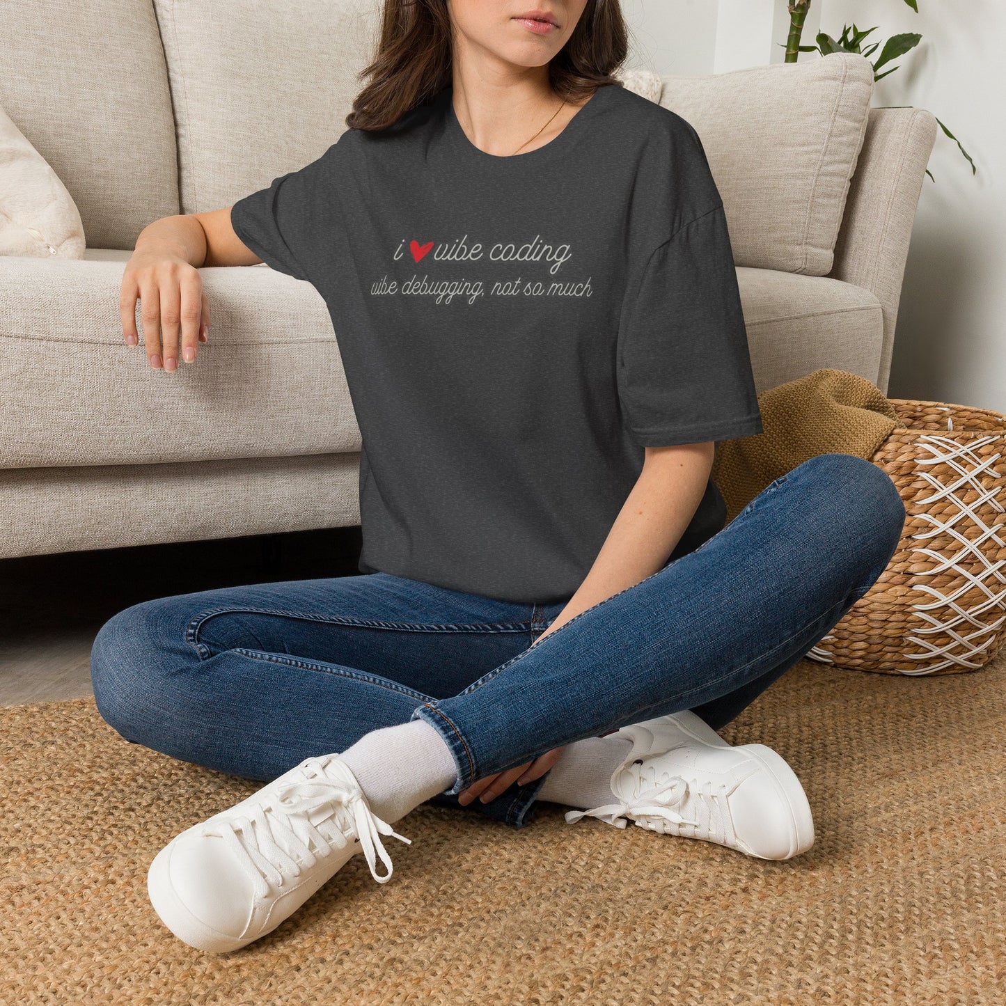I love Vibe Coding, Debugging Not so much Vibe Coder shirt | For anyone who loves using to Vibe Code but hates debugging | Tech shirt