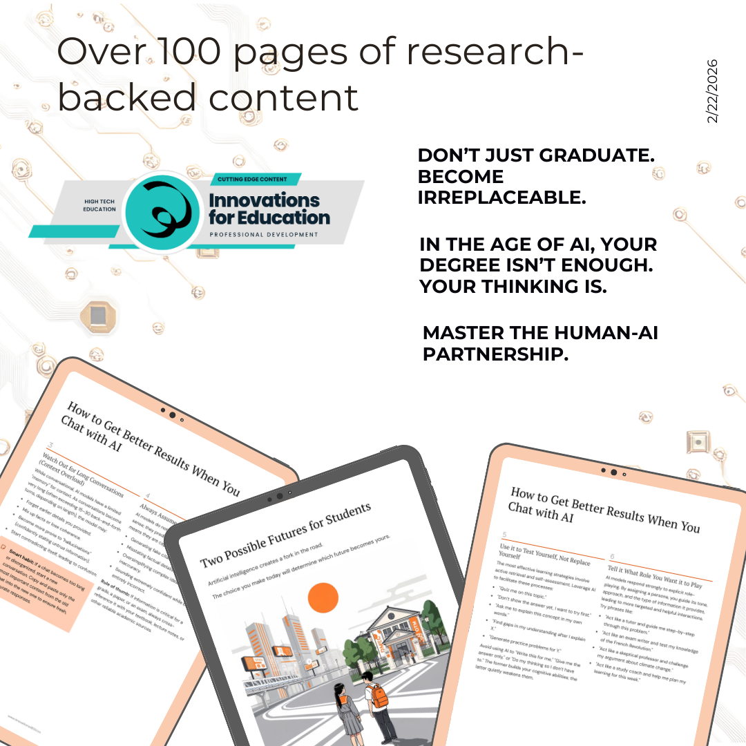 EBOOK: Mind Over Machine | How Students can Leverage AI To Make Themselves Irreplaceable in the Modern World | Prompt Context Engineering for Kids