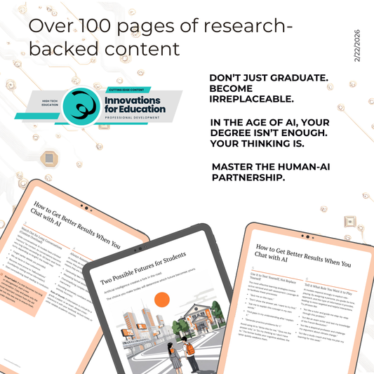 EBOOK: Mind Over Machine | How Students can Leverage AI To Make Themselves Irreplaceable in the Modern World | Prompt Context Engineering for Kids