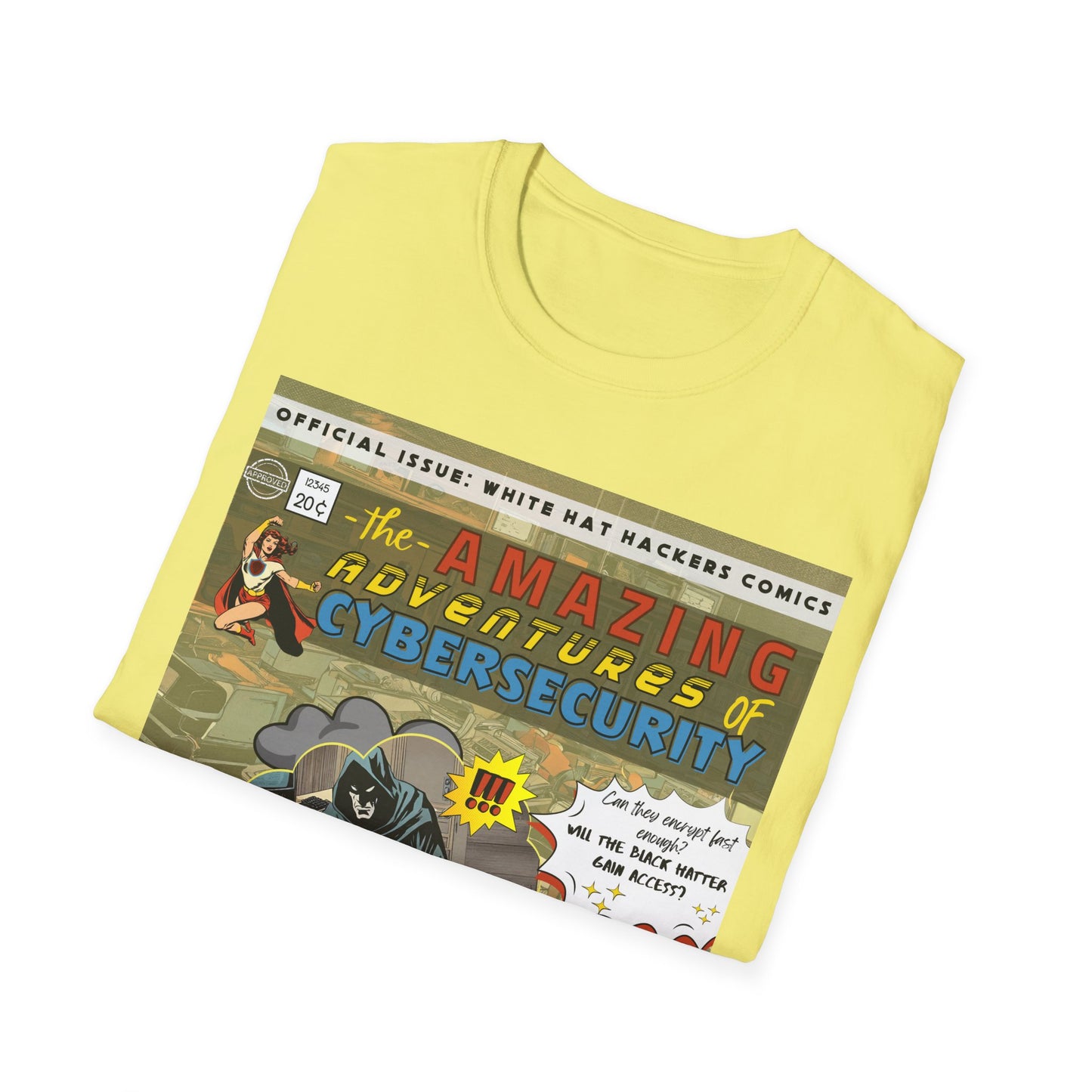 Superhero shirt Cybersecurity Vintage Comic shirt | Female Superhero | Girls in STEM shirt