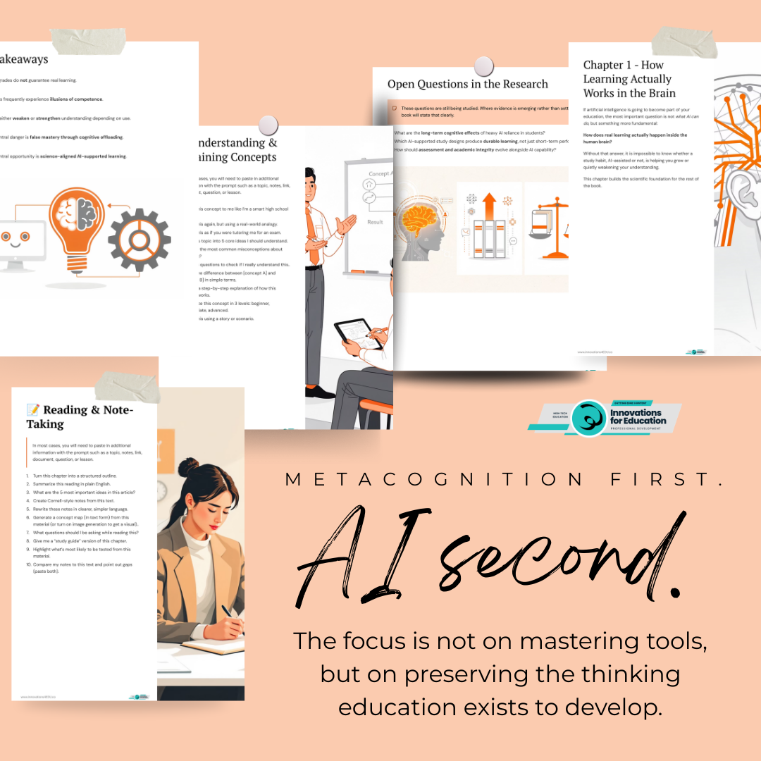 EBOOK: Mind Over Machine | How Students can Leverage AI To Make Themselves Irreplaceable in the Modern World | Prompt Context Engineering for Kids