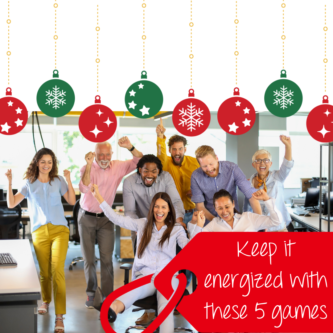 Christmas Games Set 3: 5 Low Prep Party Games for Team Challenge | Holiday Office Party | Family Game Night | Instant Download