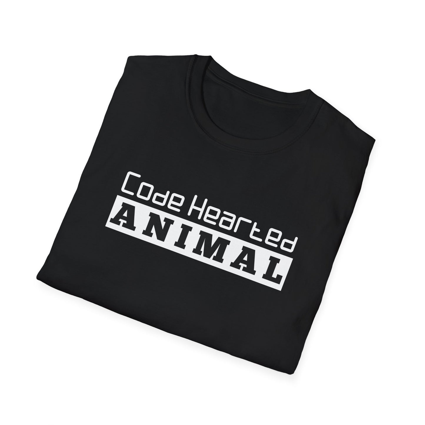 SHIRT Code hearted animal | Programmer shirt | Adult Unisex Ultrasoft Cotton