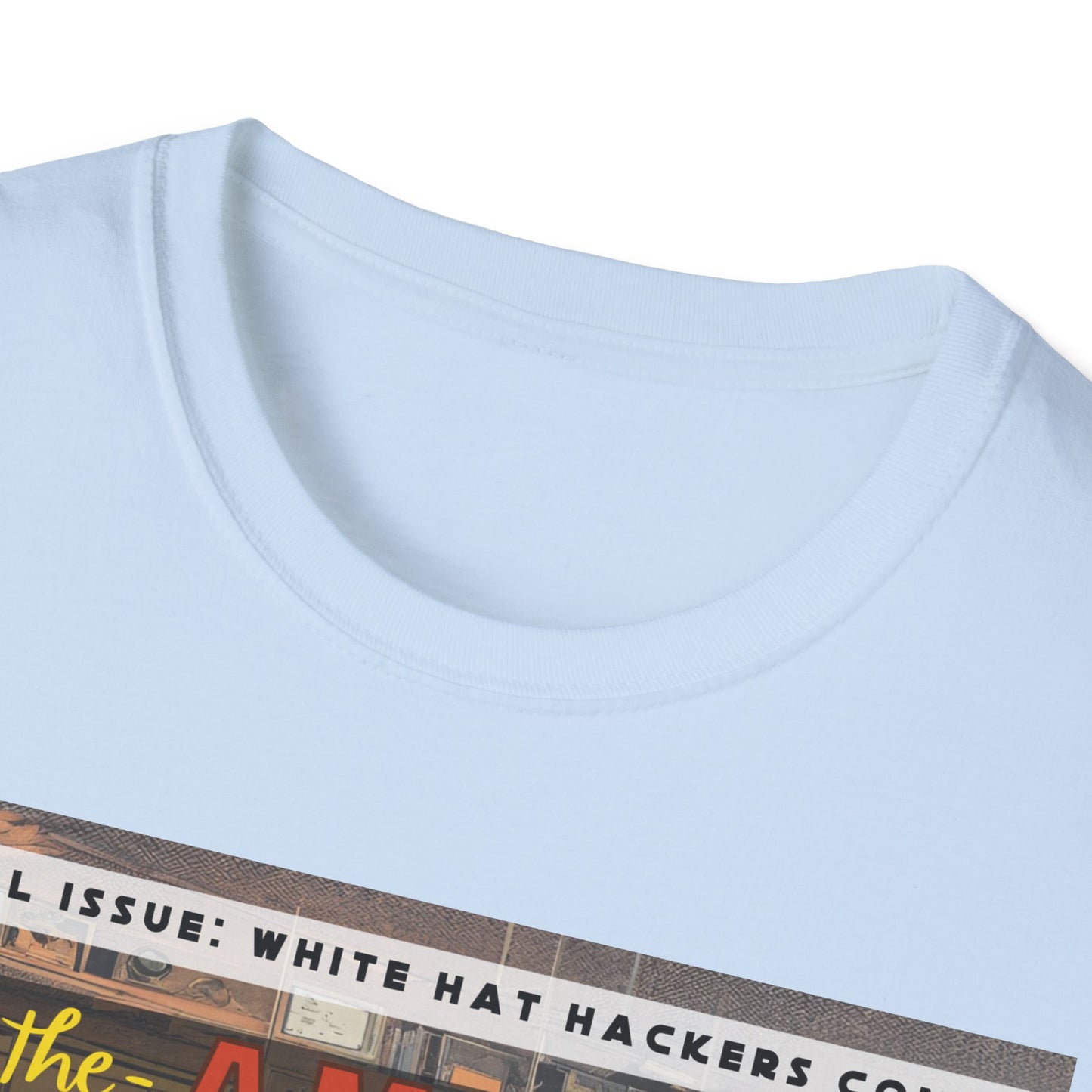 Male Superhero shirt | Vintage Comic Cybersecurity shirt