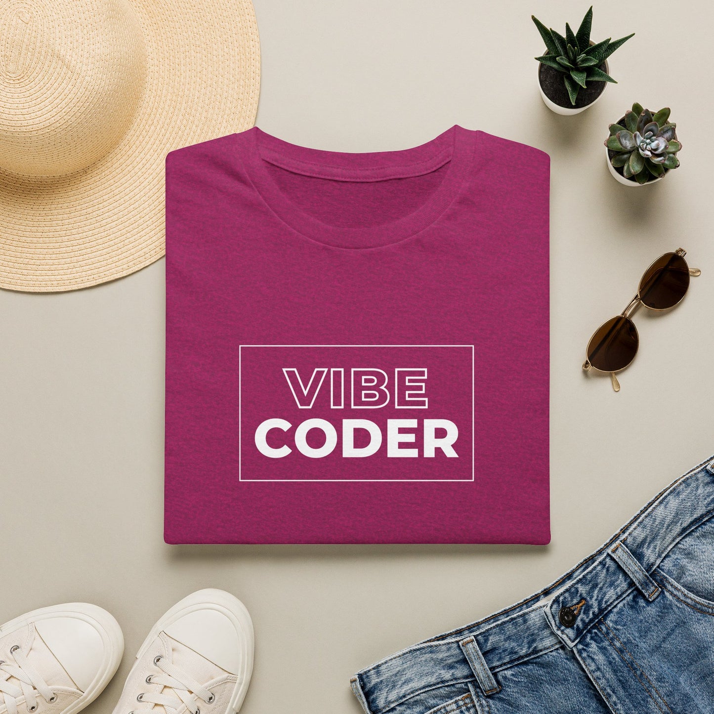 Vibe Coder T-Shirt | Casual Graphic Tee for Programmers & Tech Creatives