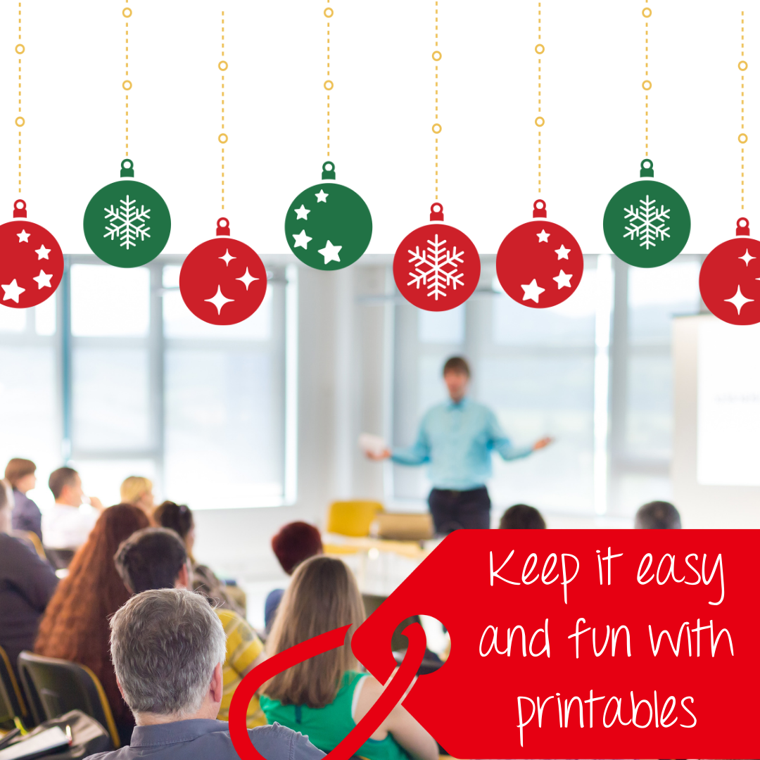 Christmas Games Set 5: 5 Printables for Office or Family Holiday Party | 30 Bingo Cards | Find Candy Name | Christmas Crossword | Instant Download