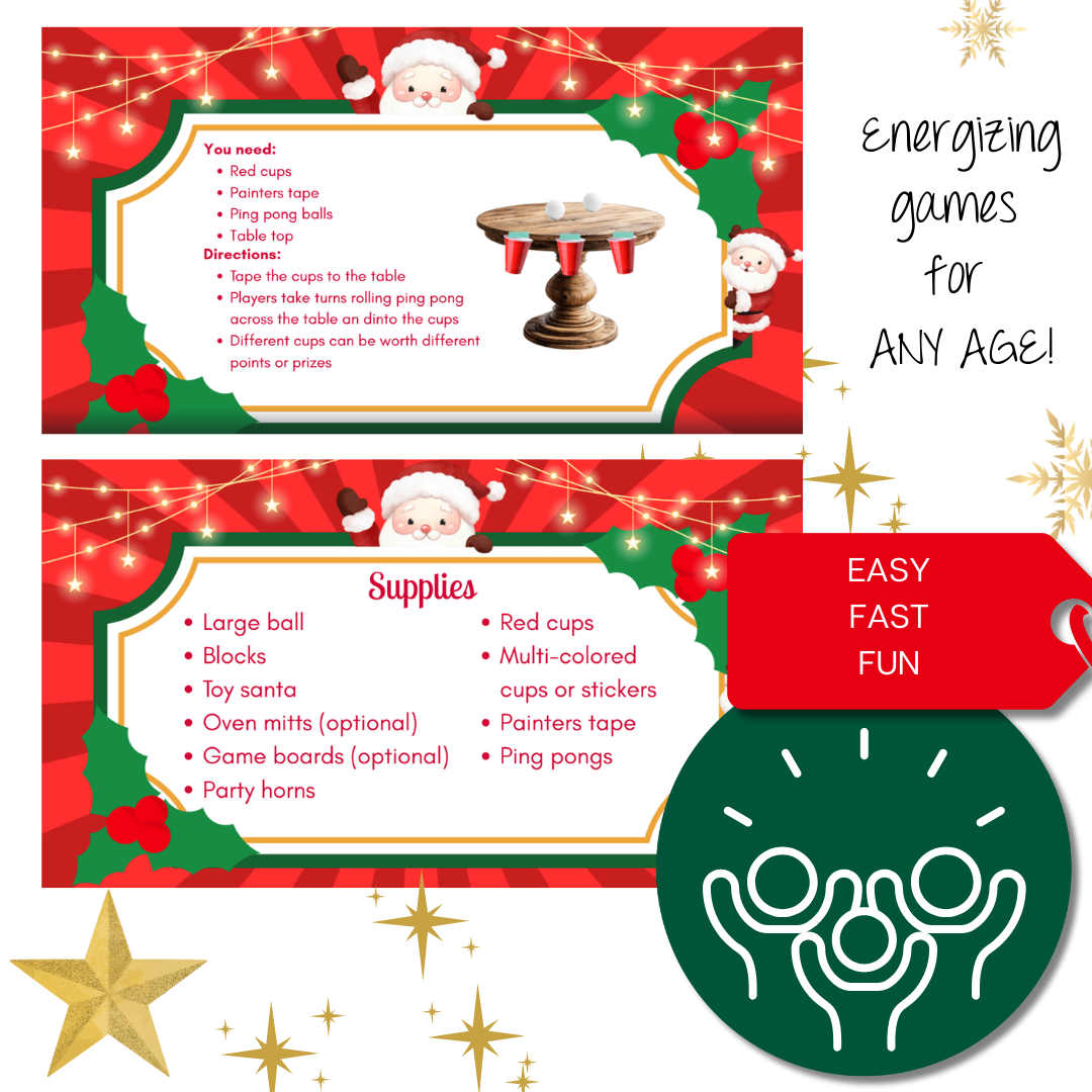 Red Cup Games for Christmas, New Year’s & Classroom Parties | Over 10 Easy Holiday Party Games