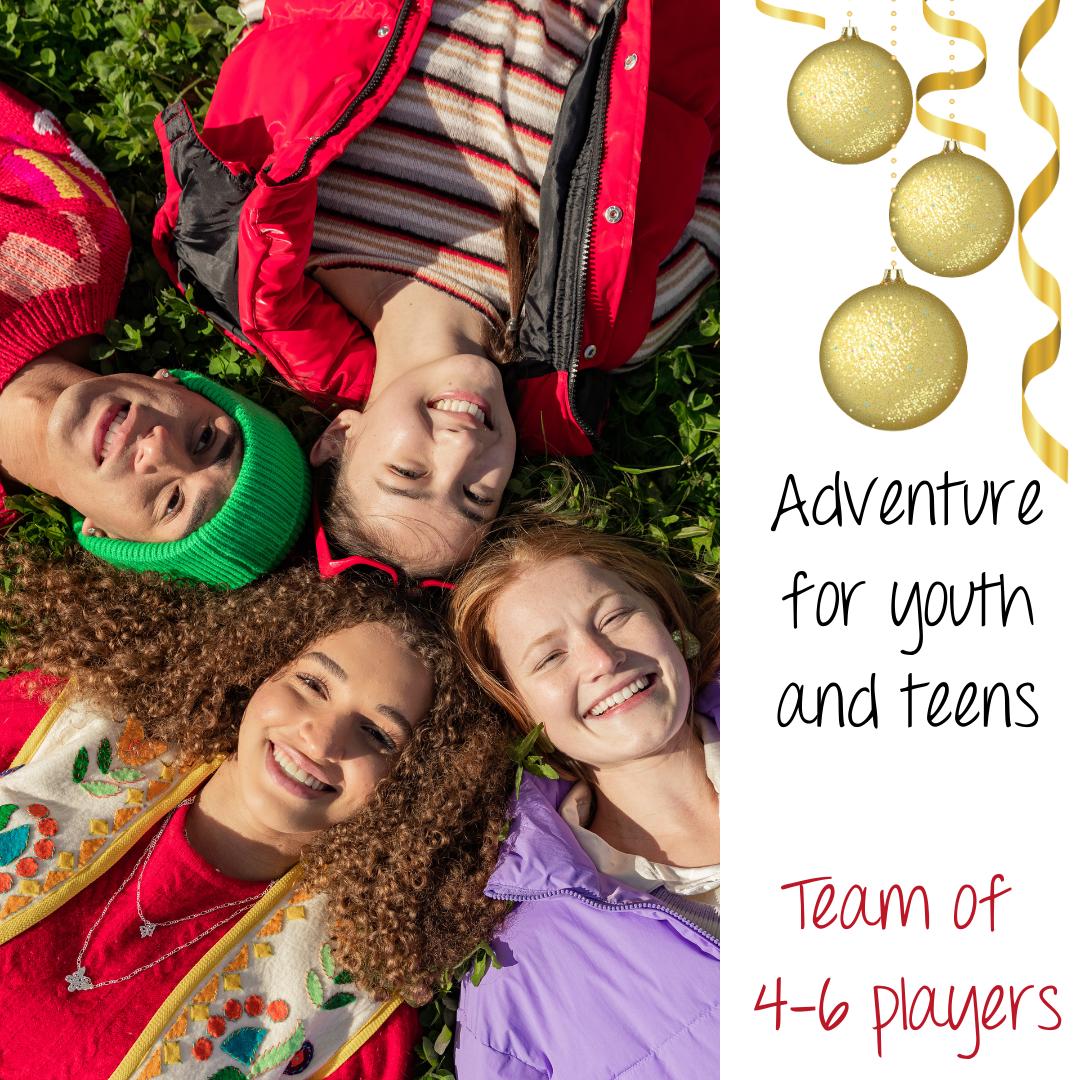 Christmas Hunt Set 2: Holiday Clue Adventure: Who Attacked Rudolph? | Christmas Clue Mystery Game for Teens | Classroom Clue | Instant Download