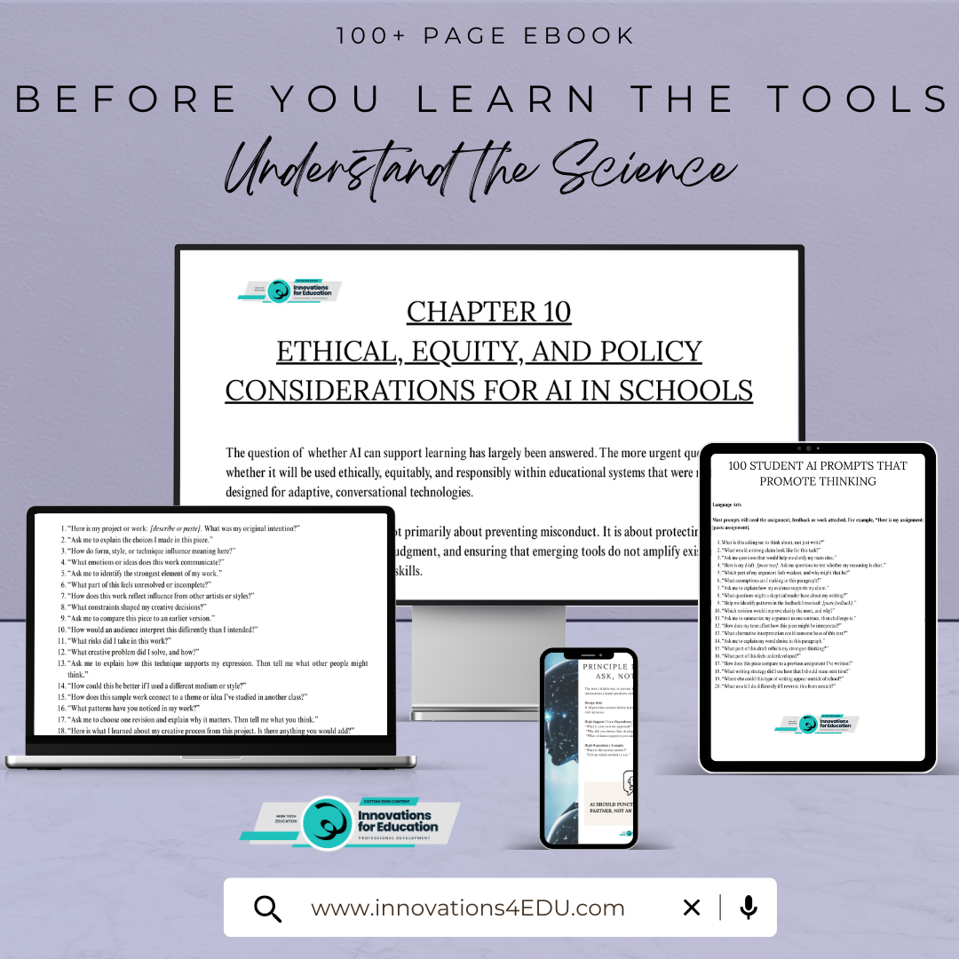 EBOOK: Learning How to Learn in the Age of AI Research-Based Strategies for Building Metacognition in Grades 6–12
