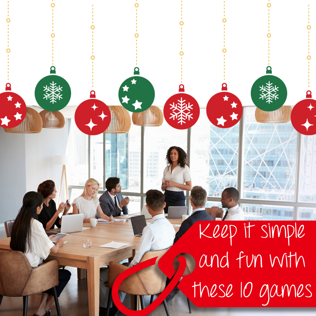 Christmas Games Set 1: Party Games for Large Group | Holiday Office Party | Staff Meeting | White Elephant Gift Exchange | Instant Download
