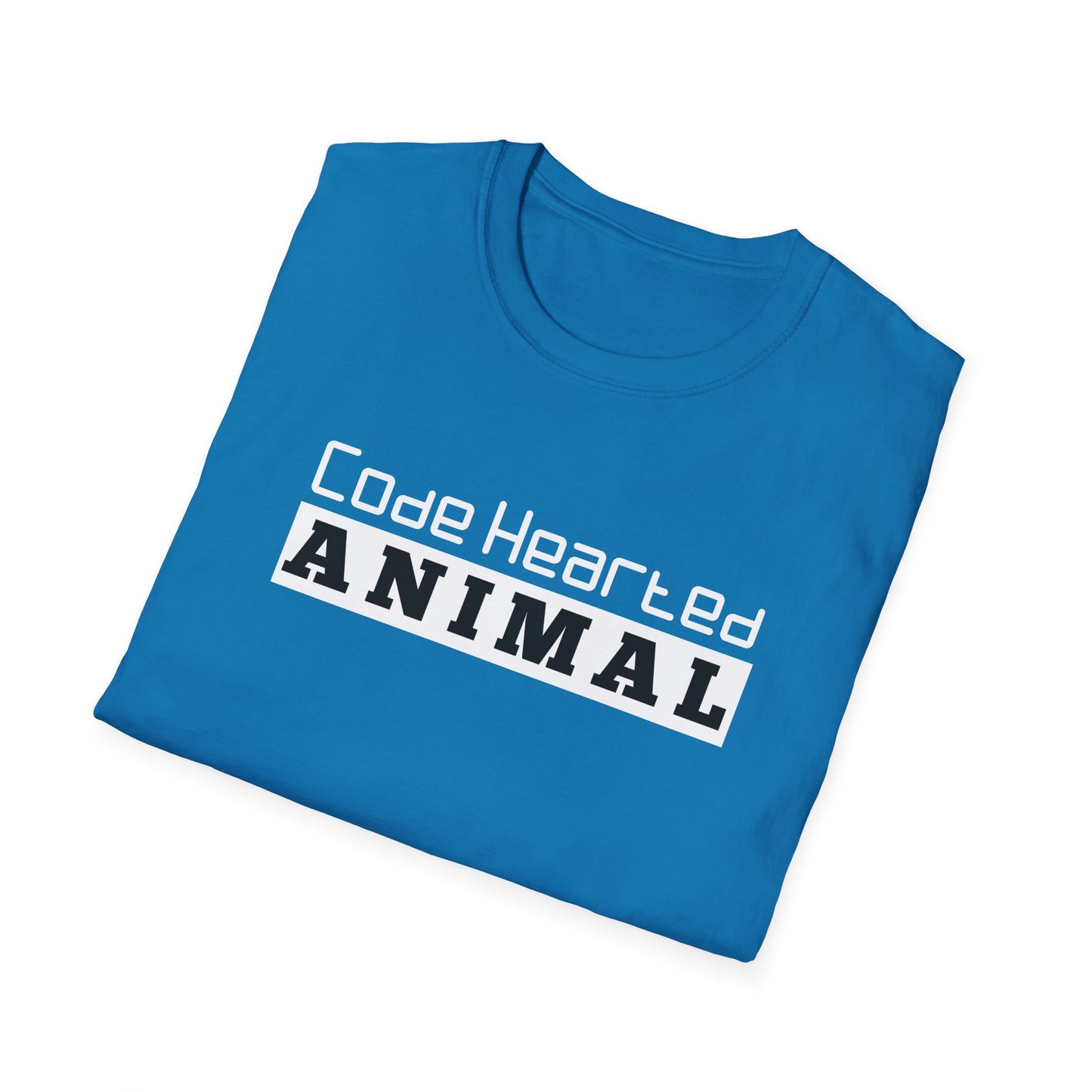SHIRT Code hearted animal | Programmer shirt | Adult Unisex Ultrasoft Cotton