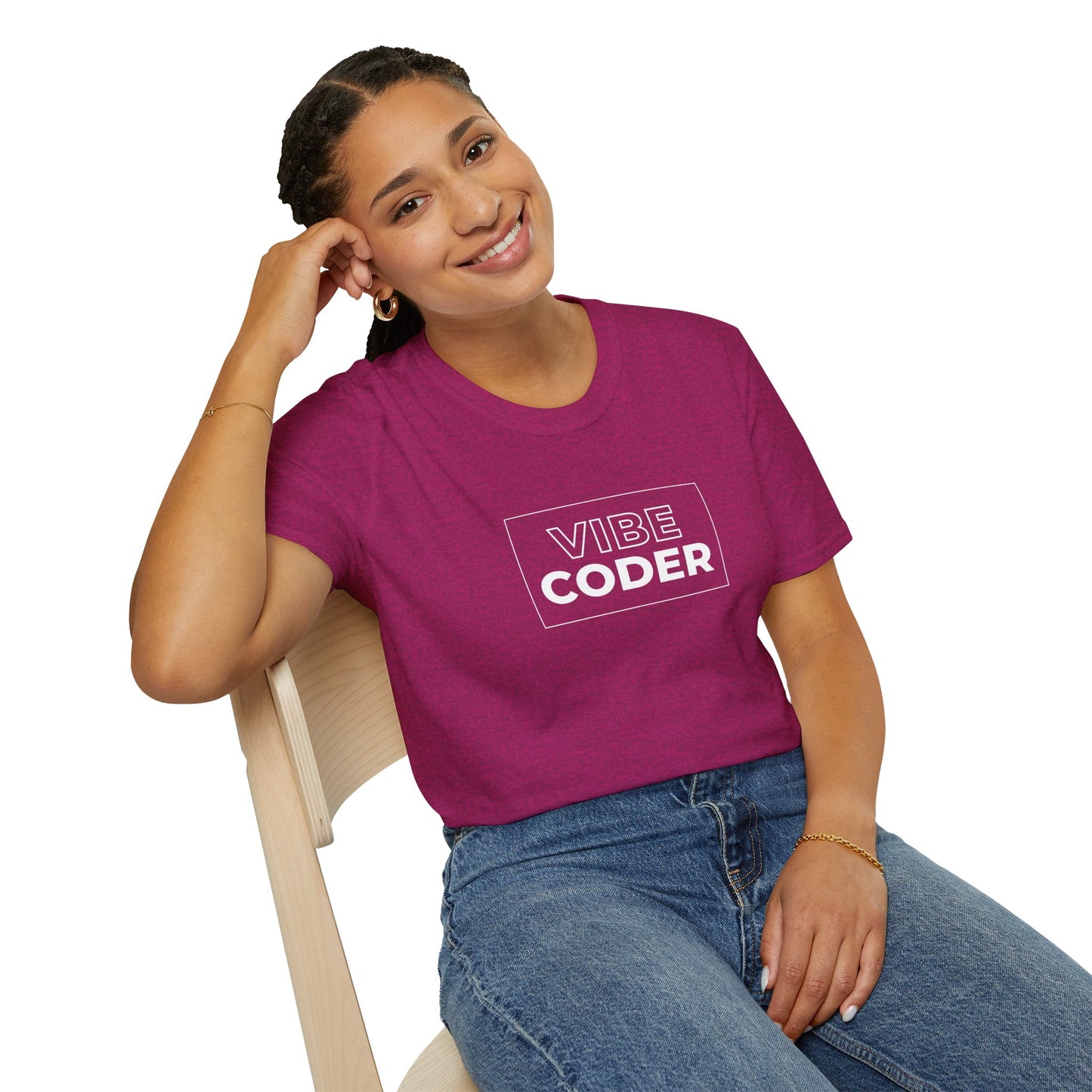Vibe Coder T-Shirt | Casual Graphic Tee for Programmers & Tech Creatives
