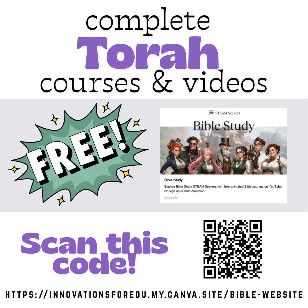 Torah Escape Room Digital Files | Interactive Bible Learning Activity for Jewish & Christian Education | Instant Download