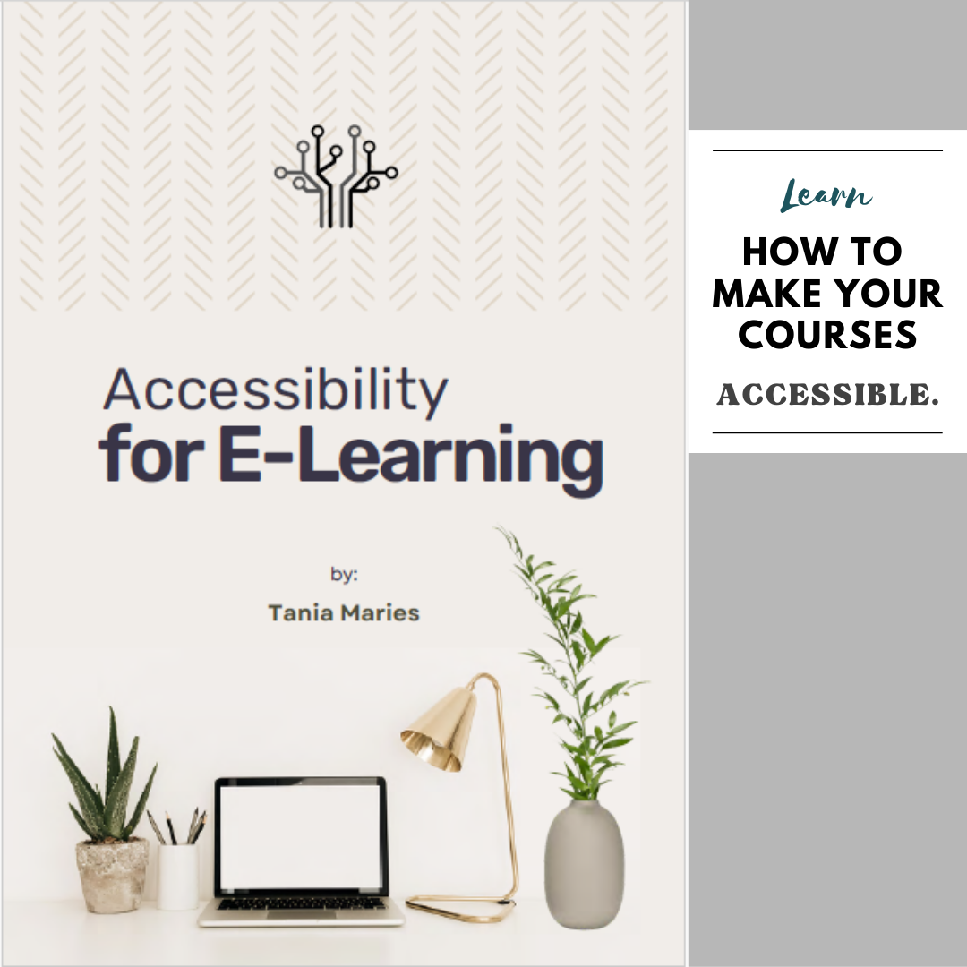Accessibility: Learn about WCAG 508 Accessibility for E-Learning Courses Built with Articulate Storyline | Instant Download