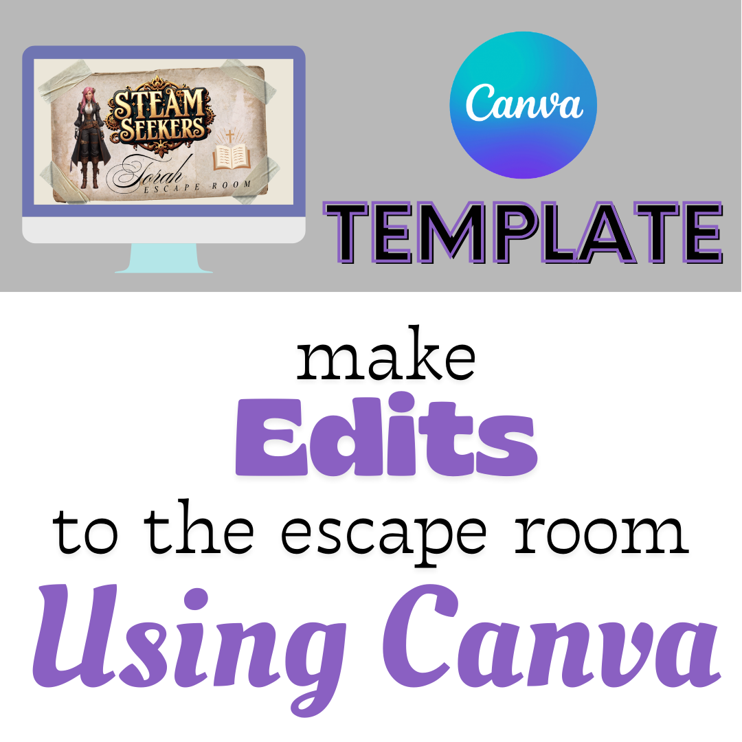 Torah Escape Room Digital Files | Interactive Bible Learning Activity for Jewish & Christian Education | Instant Download