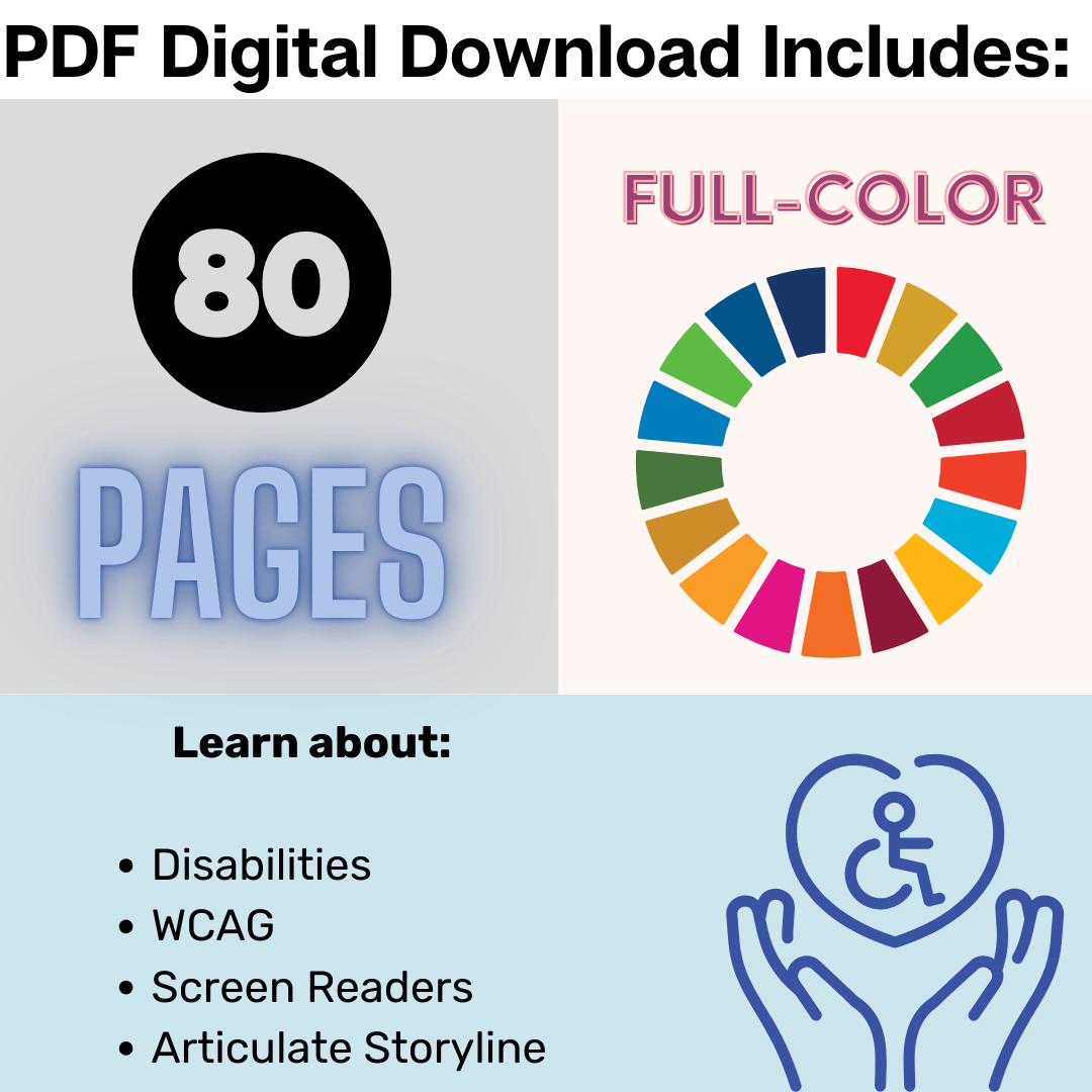 Accessibility: Learn about WCAG 508 Accessibility for E-Learning Courses Built with Articulate Storyline | Instant Download