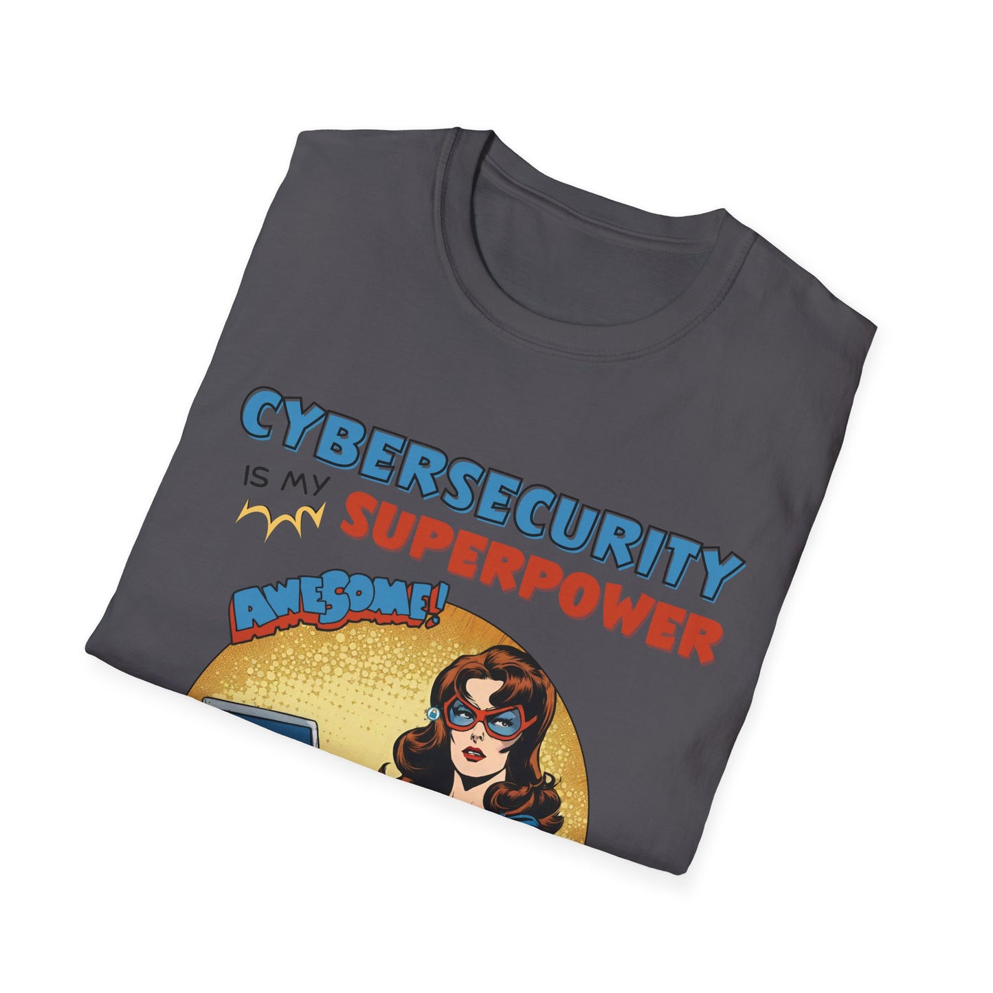 Women in stem  Cyber Security is my Superpower shirt | Cybersecurity Superhero shirt | Vintage Comic book style