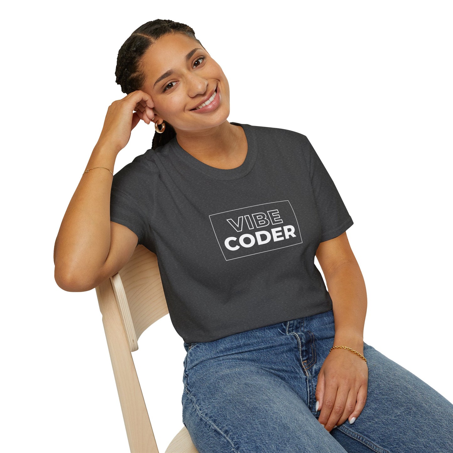 Vibe Coder T-Shirt | Casual Graphic Tee for Programmers & Tech Creatives