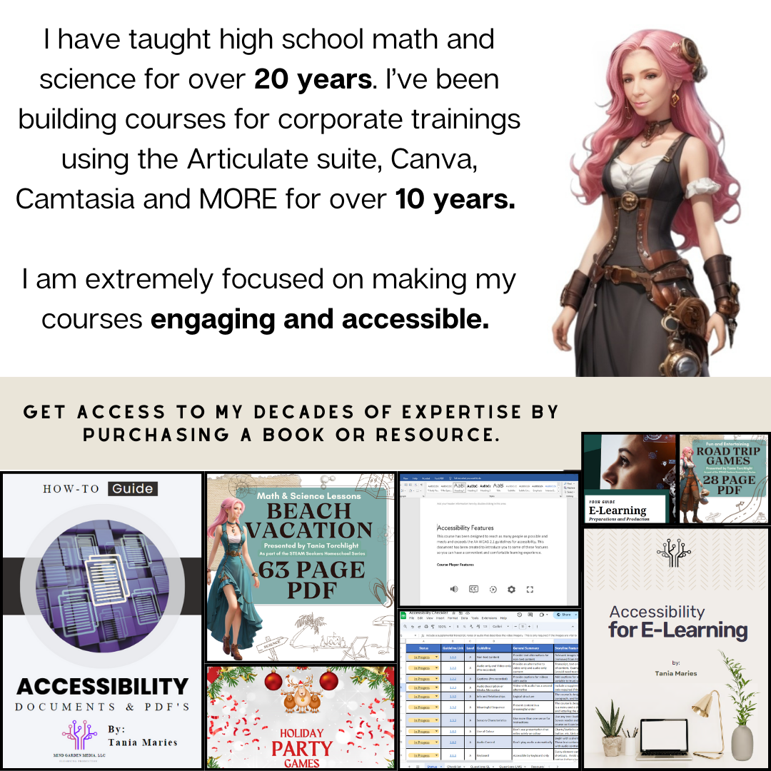 Accessibility: Learn about WCAG 508 Accessibility for E-Learning Courses Built with Articulate Storyline | Instant Download