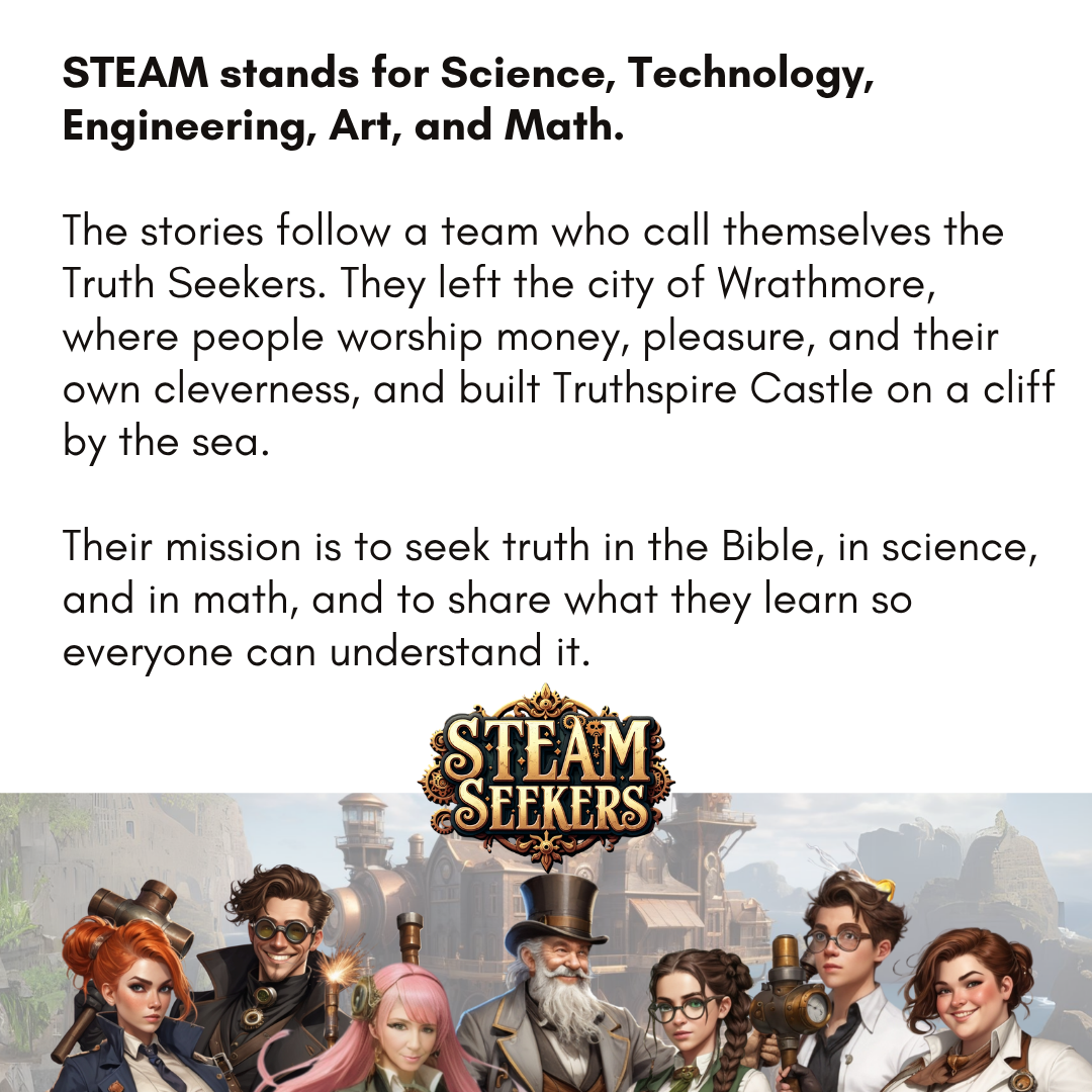 STEAM Seekers Complete Bundle | All 8 Story-Based Science, AI & Faith Activity Packs