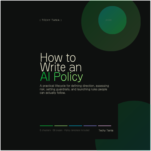 FREE GIFT How to Write an AI Policy for your Small Business | Instant Download