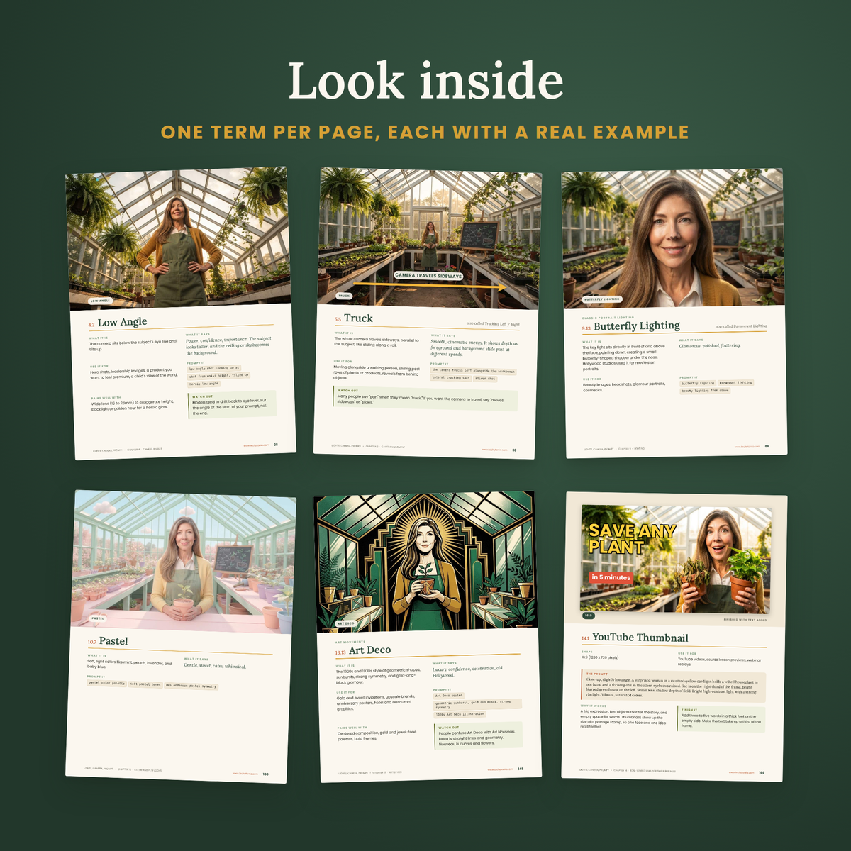 EBOOK: AI Image Prompt Guide: Camera, Lighting & Art Style Words for Creators