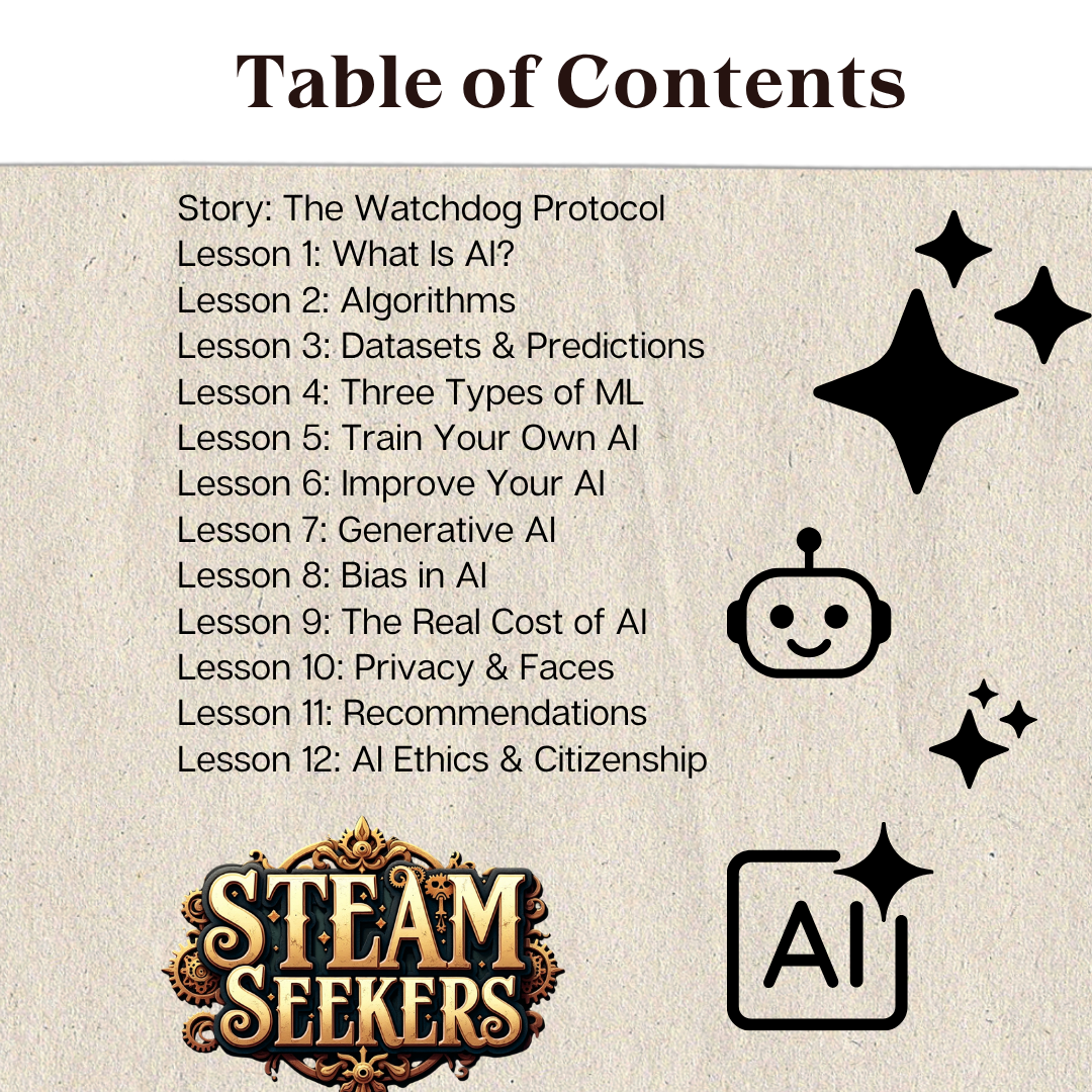 STEAM Seekers | What is AI | Middle School Story-Driven Lesson on Machine Learning