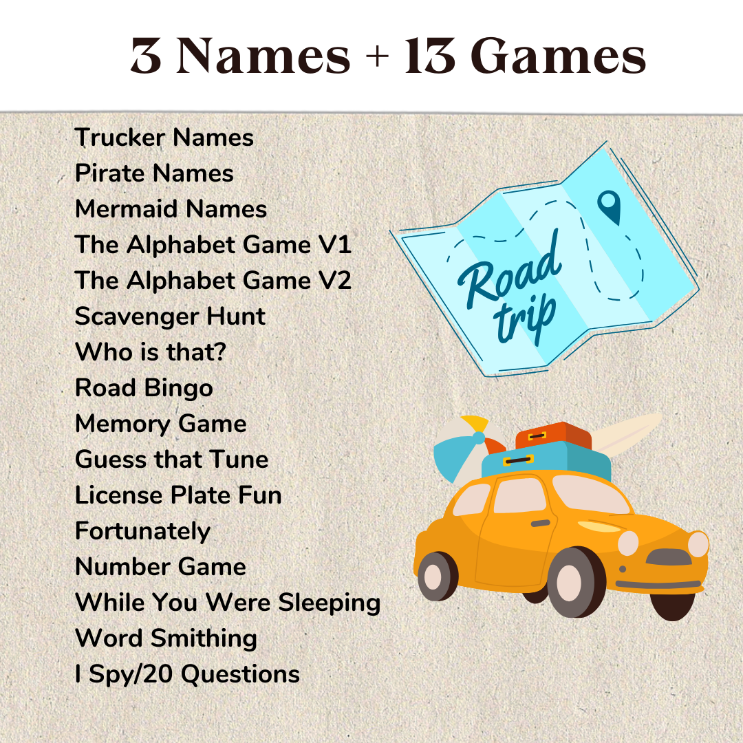 STEAM Seekers Education Series | FUN Road Trip Games | Car Ride Games | Road Trip Bingo | Car Bingo | Car Trip Games  Instant Download