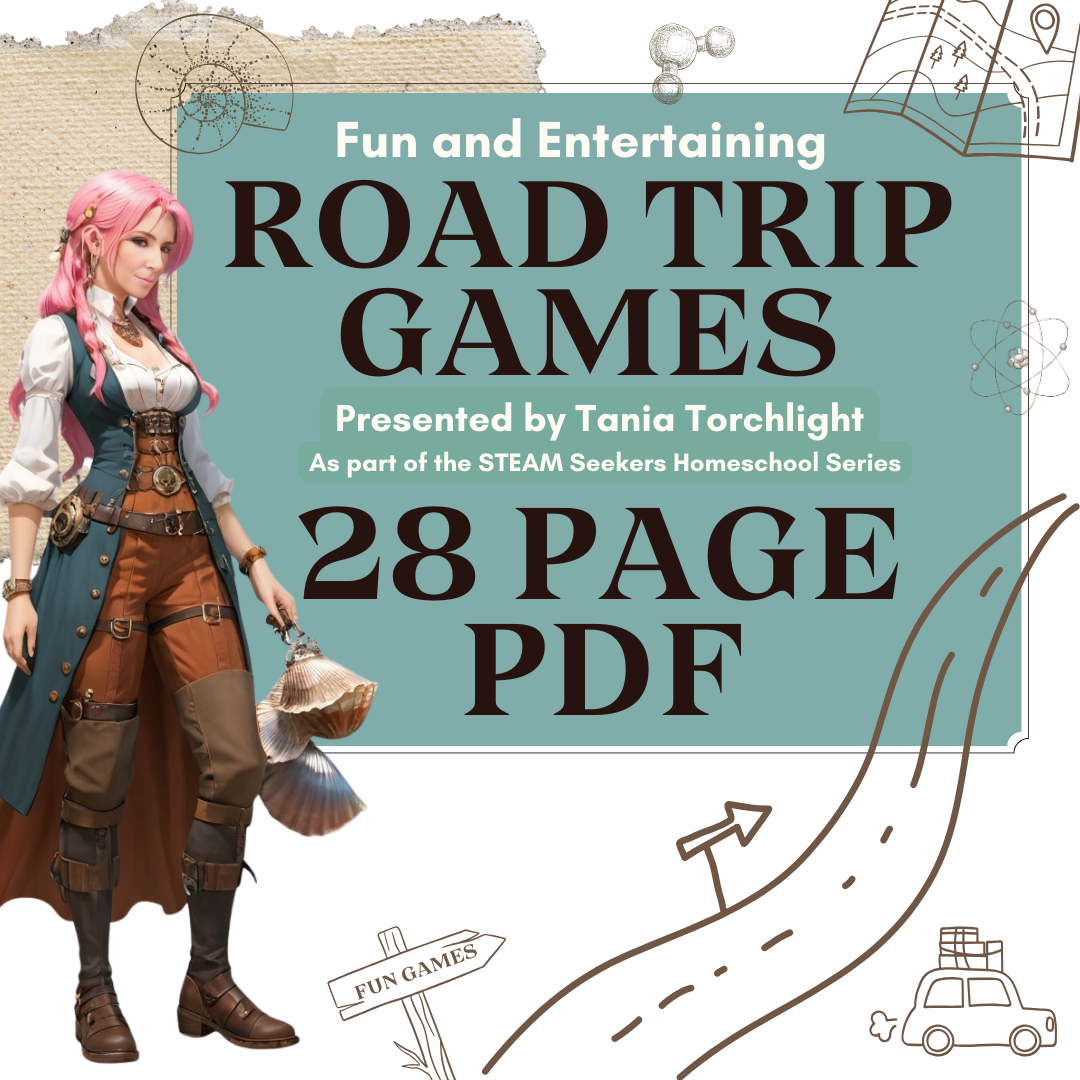 STEAM Seekers Education Series | FUN Road Trip Games | Car Ride Games | Road Trip Bingo | Car Bingo | Car Trip Games  Instant Download