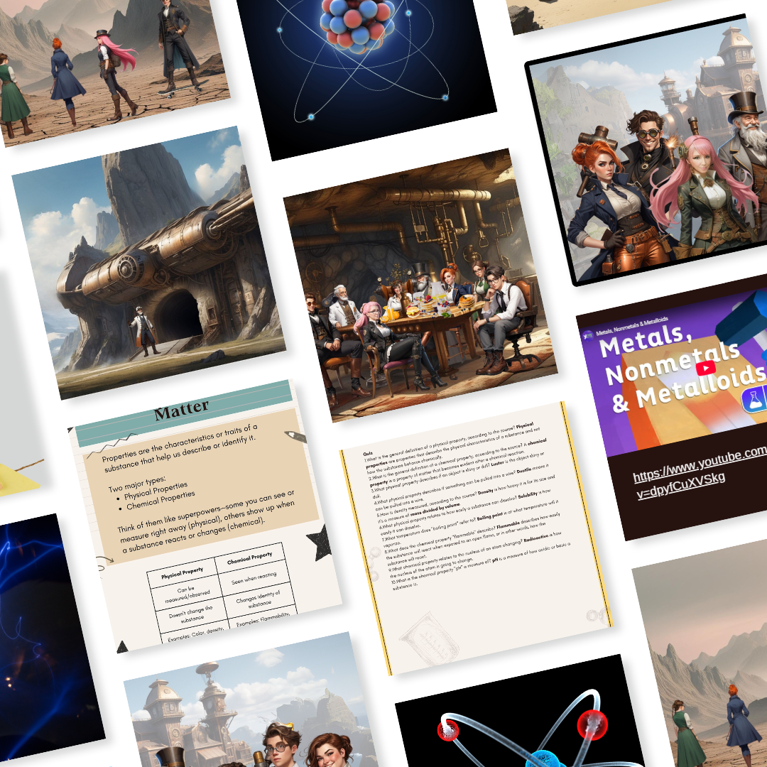 STEAM Seekers | Middle School Substances & Phases of Matter Curriculum | Math & Science Lesson Plans