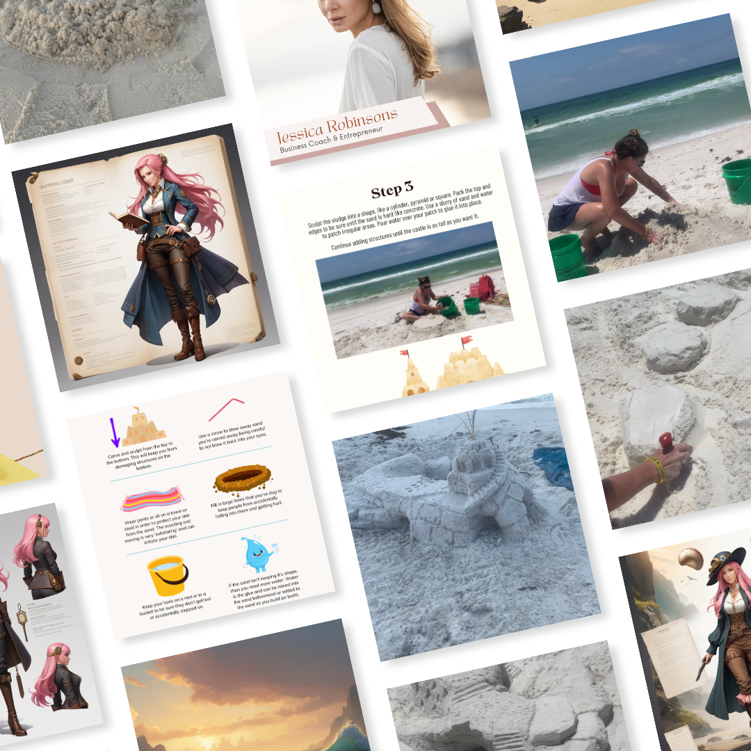 STEAM Seekers Math and Science Series | How to Build a Sand Castle Book | Sand Castle Tools | Beach Vacation Activities  Instant Download