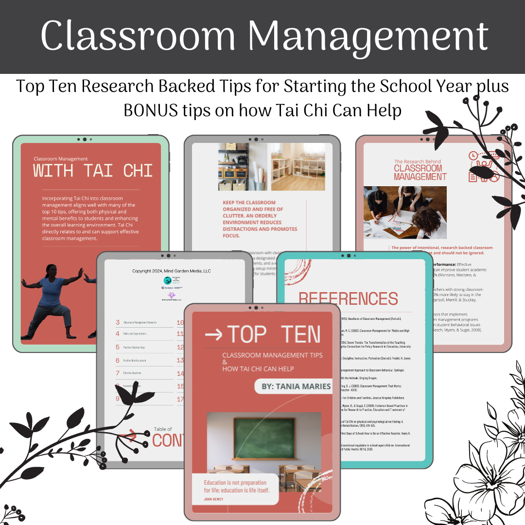 Teachers Guide: Mindfulness & Self Regulation Classroom Management Plan BONUS: Tai Chi | Classroom Management Resource | Instant Download